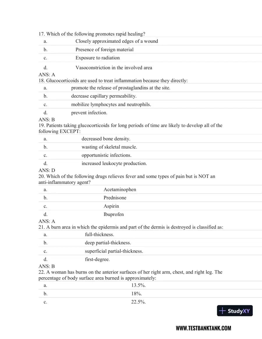 Rubin's Pathology: Clinicopathologic Foundations of Medicine Seventh Edition Test Bank, page 10