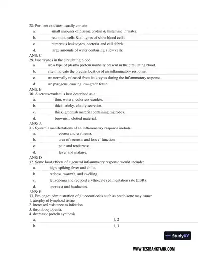 Rubin's Pathology: Clinicopathologic Foundations of Medicine Seventh Edition Test Bank - Page 12 preview image