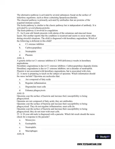 Rubin's Pathology: Clinicopathologic Foundations of Medicine Seventh Edition Test Bank - Page 24 preview image