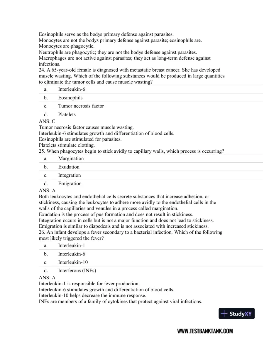 Rubin's Pathology: Clinicopathologic Foundations of Medicine Seventh Edition Test Bank, page 25