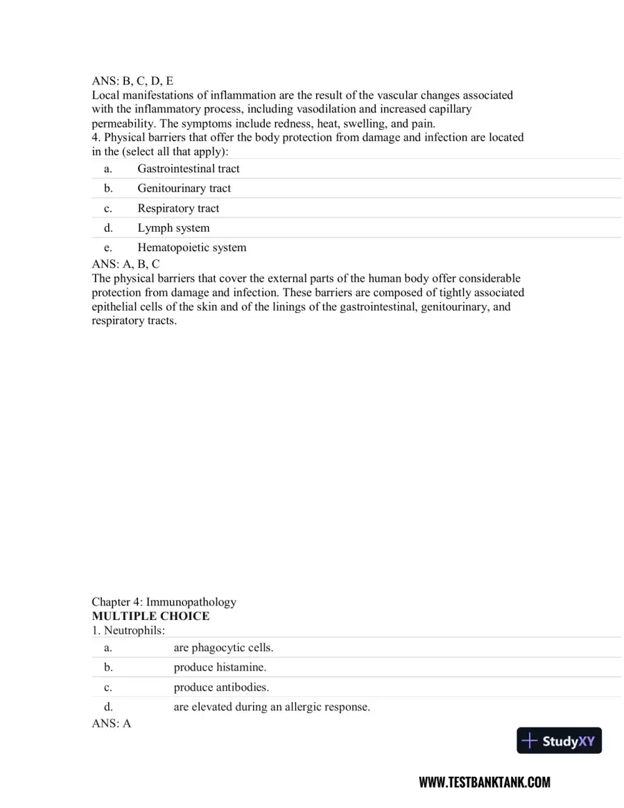 Rubin's Pathology: Clinicopathologic Foundations of Medicine Seventh Edition Test Bank, page 30