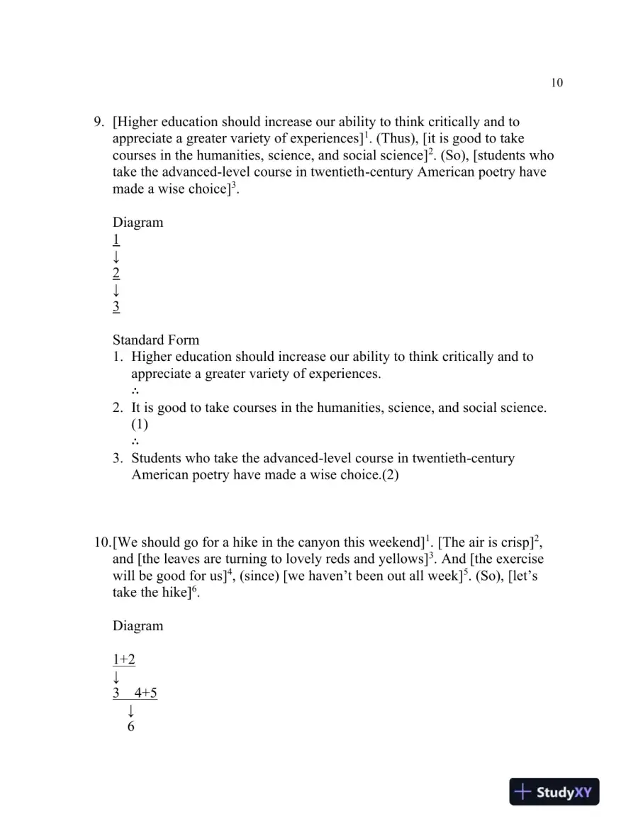The Elements Of Reasoning, 6th Edition Solution Manual, page 11