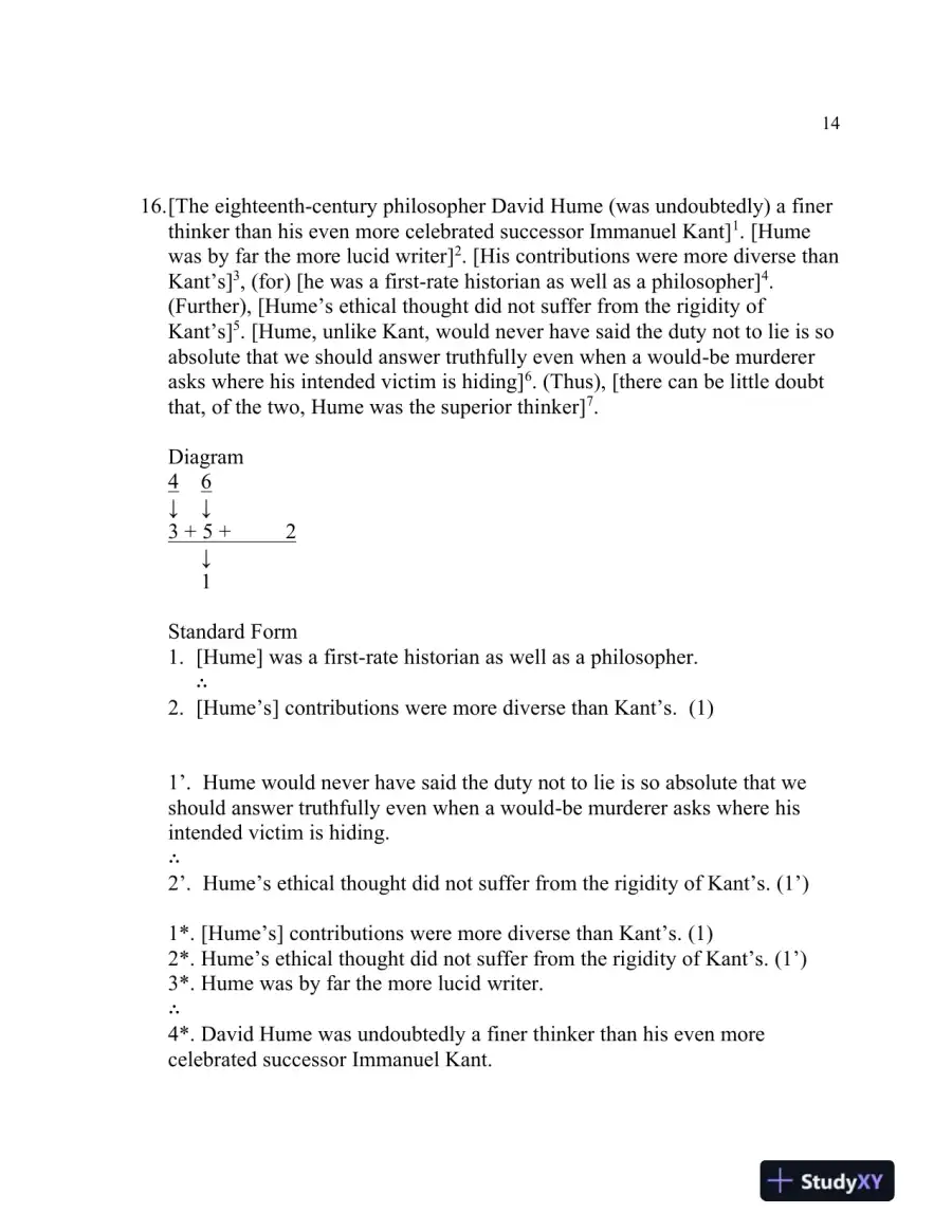 The Elements Of Reasoning, 6th Edition Solution Manual, page 15