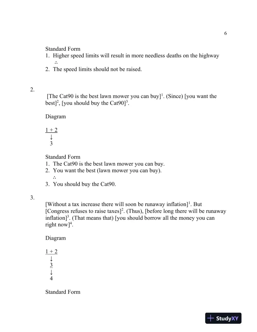 The Elements Of Reasoning, 6th Edition Solution Manual, page 7