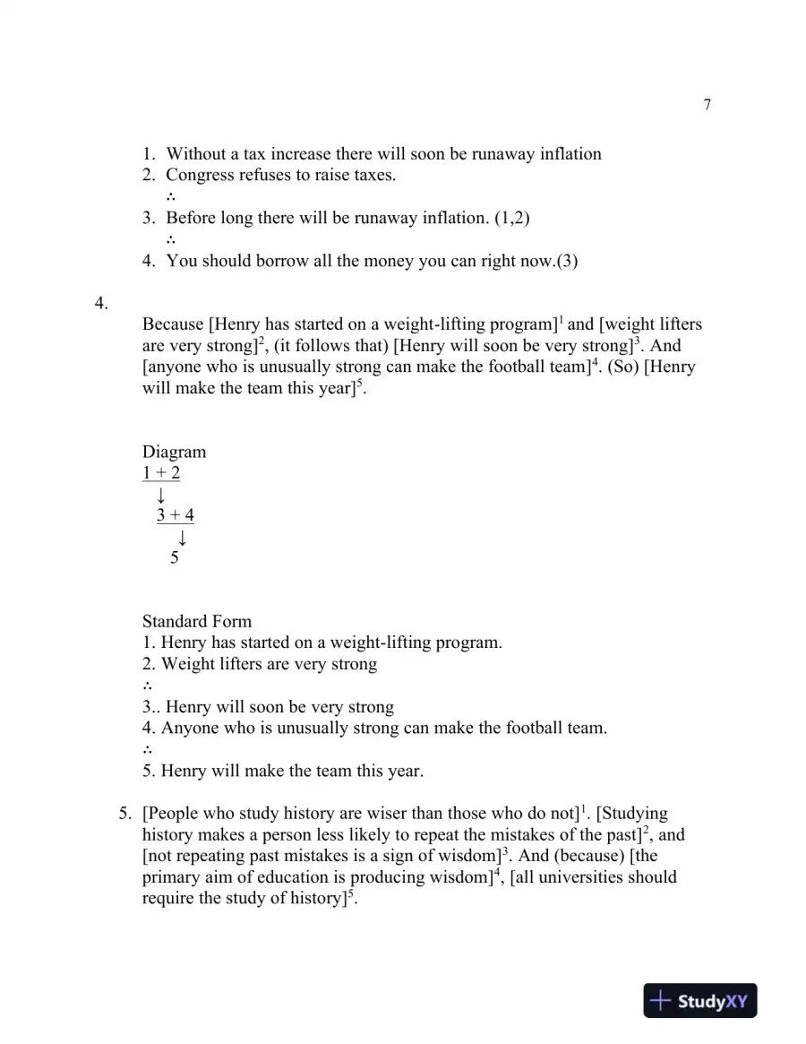 The Elements Of Reasoning, 6th Edition Solution Manual, page 8