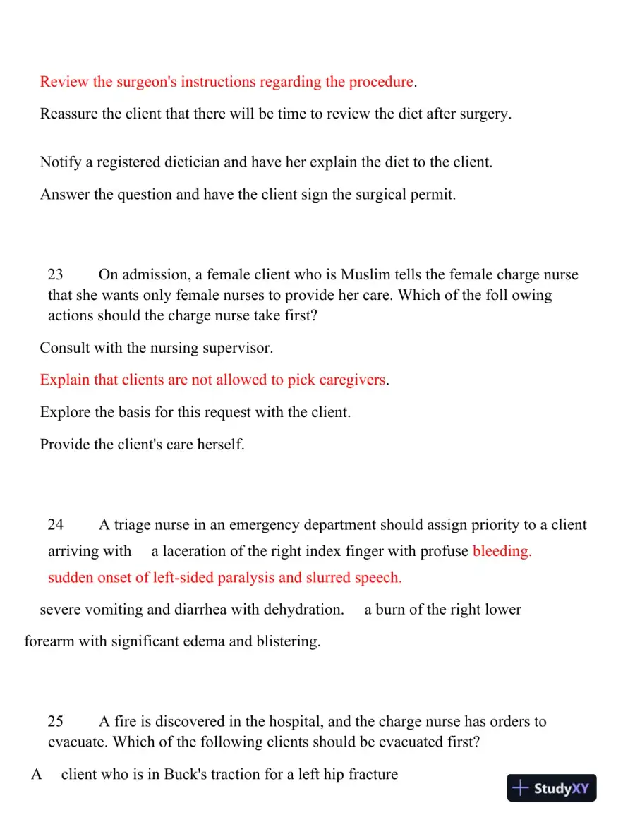 ATI Leadership Proctored Exam with Answers (130 Solved Questions), page 9