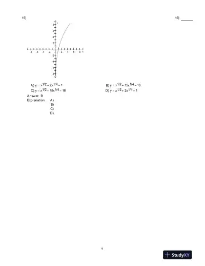 Precalculus , 5th Edition Test Bank - Page 10 preview image
