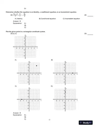 Precalculus , 5th Edition Test Bank - Page 14 preview image