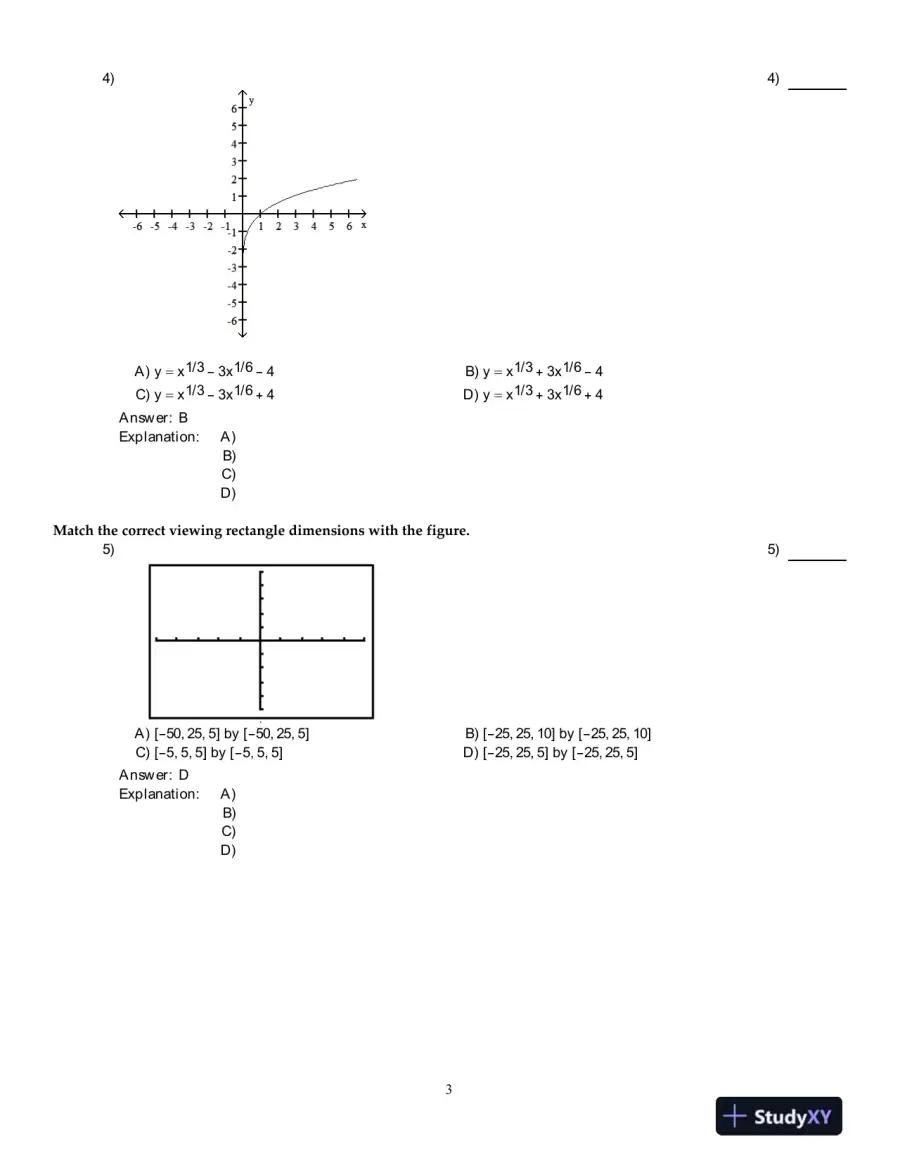 Precalculus , 5th Edition Test Bank, page 4