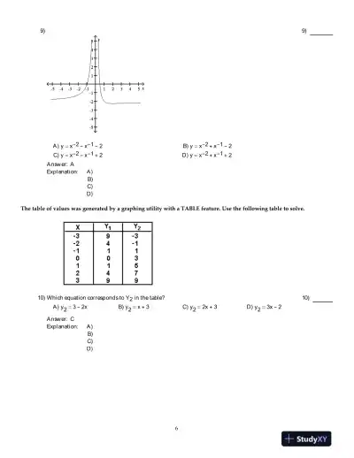 Precalculus , 5th Edition Test Bank - Page 7 preview image