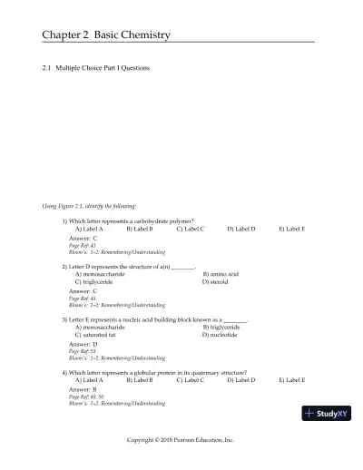 Test Bank for Essentials of Human Anatomy and Physiology, 12th Edition - Page 26 preview image