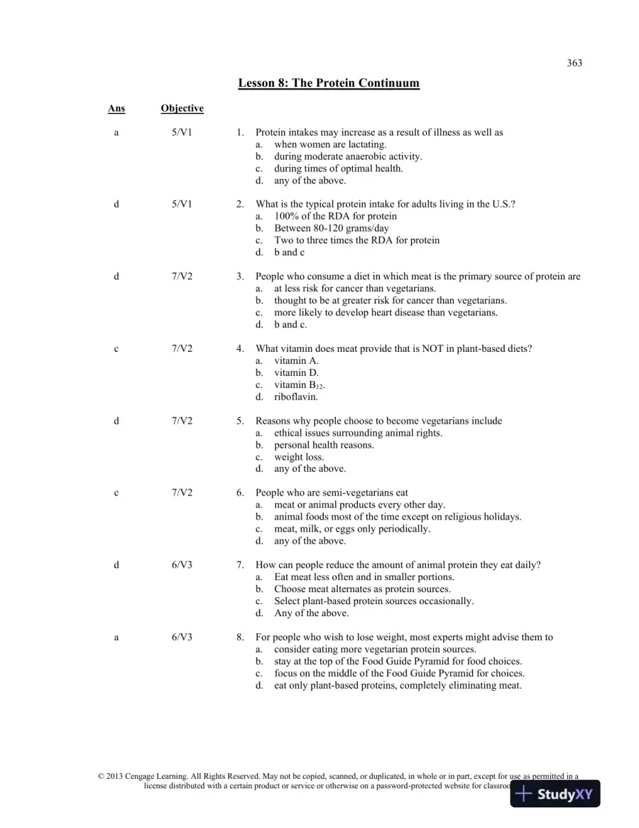 Test Bank For Understanding Nutrition, 13th Edition, page 16