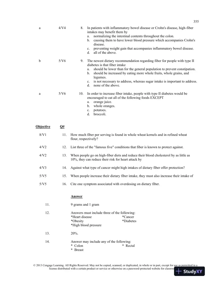 Test Bank For Understanding Nutrition, 13th Edition, page 8