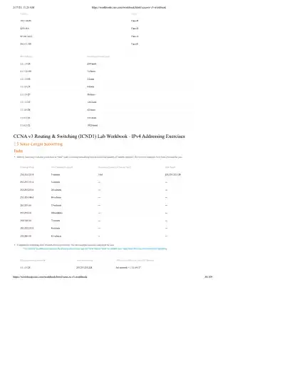 CCNA v3 Routing and Switching ICND1 Lab Workbook - Page 30 preview image
