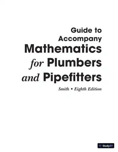 Solution Manual For Mathematics for Plumbers and Pipefitters, 8th Edition - Page 1 preview image