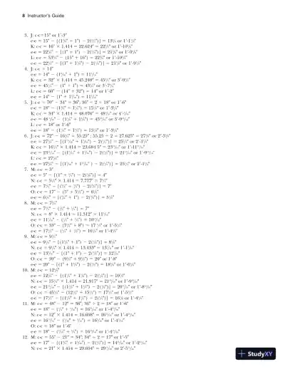 Solution Manual For Mathematics for Plumbers and Pipefitters, 8th Edition - Page 12 preview image