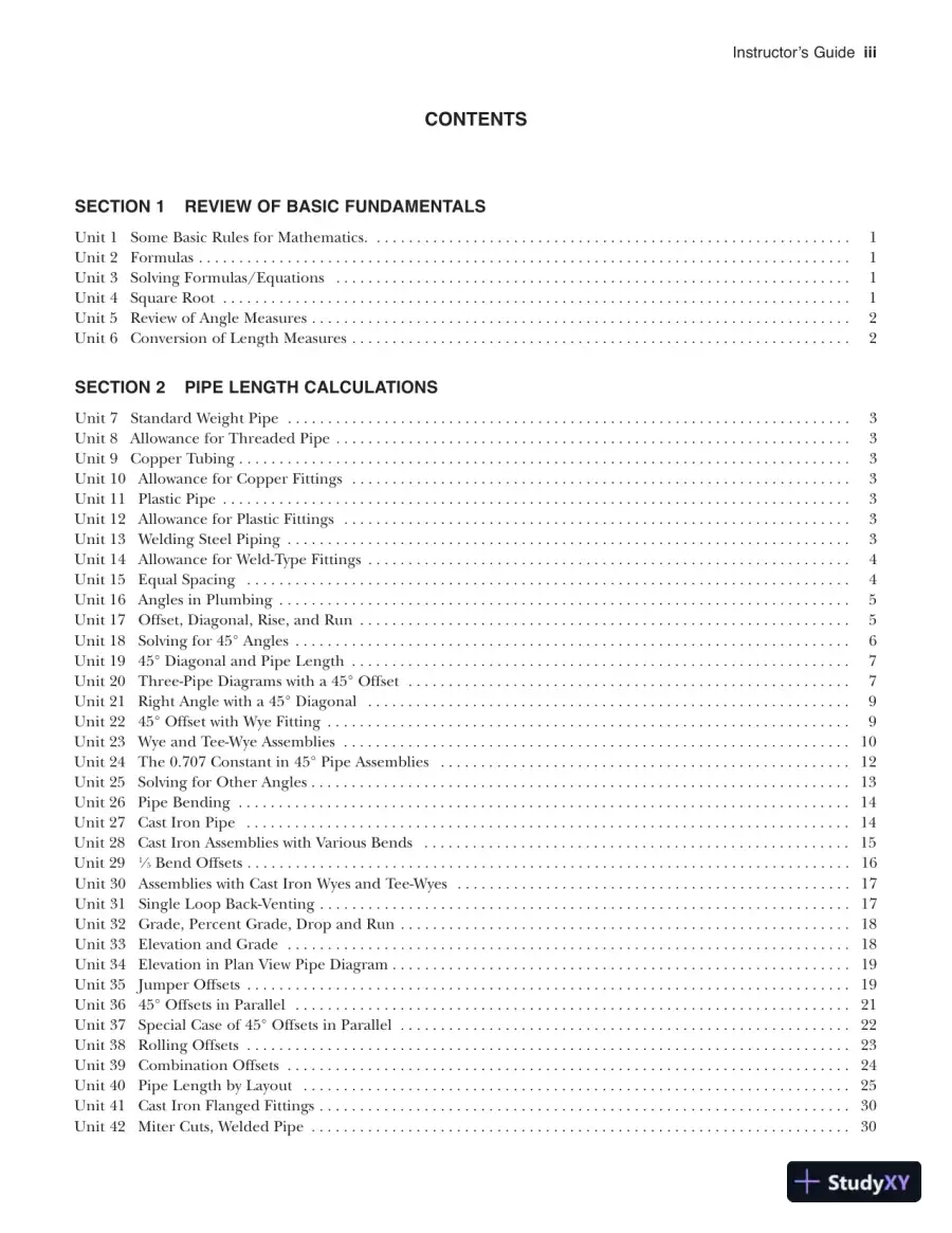 Solution Manual For Mathematics for Plumbers and Pipefitters, 8th Edition, page 3
