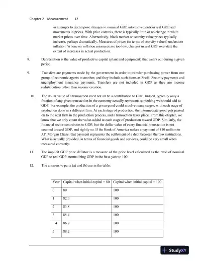 Macroeconomics , 5th Edition Solution Manual - Page 14 preview image
