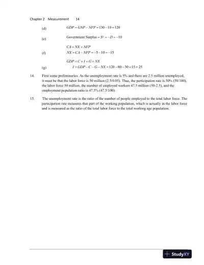 Macroeconomics , 5th Edition Solution Manual - Page 16 preview image