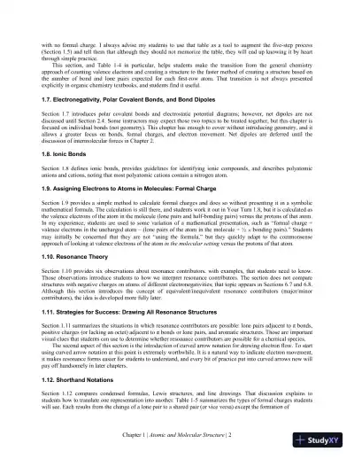 Solution Manual for Organic Chemistry: Principles and Mechanisms, 2nd Edition - Page 11 preview image