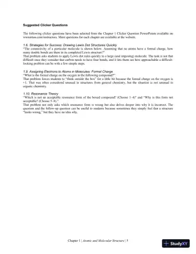 Solution Manual for Organic Chemistry: Principles and Mechanisms, 2nd Edition - Page 14 preview image