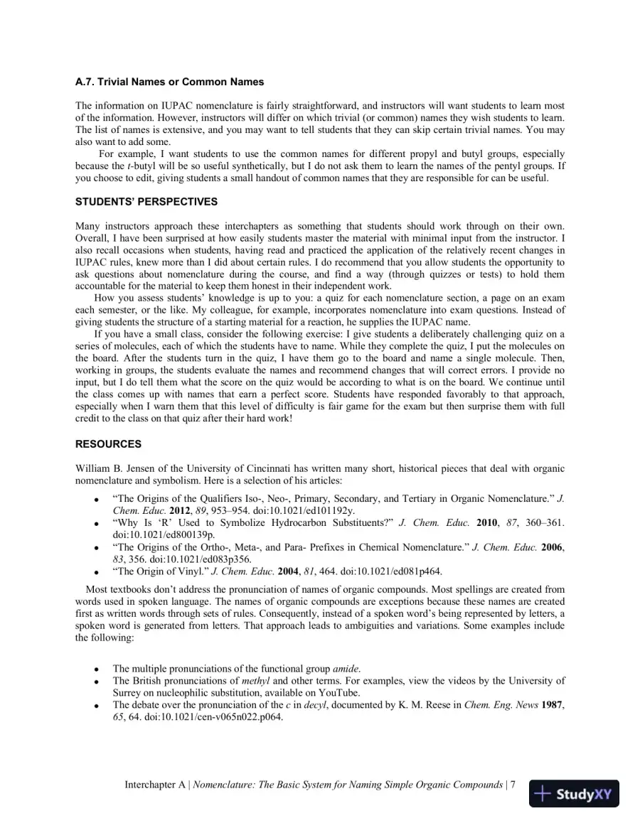 Solution Manual for Organic Chemistry: Principles and Mechanisms, 2nd Edition, page 16