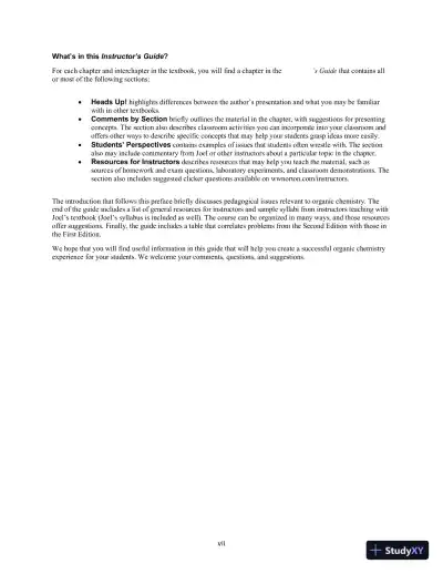 Solution Manual for Organic Chemistry: Principles and Mechanisms, 2nd Edition - Page 6 preview image