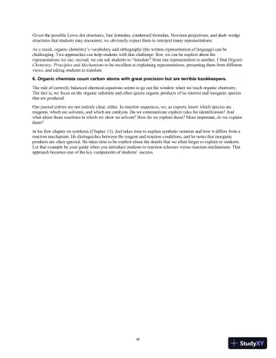 Solution Manual for Organic Chemistry: Principles and Mechanisms, 2nd Edition - Page 9 preview image