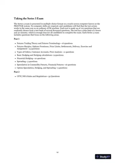 Wiley Finra Series 3 Exam Review (2019) - Page 13 preview image