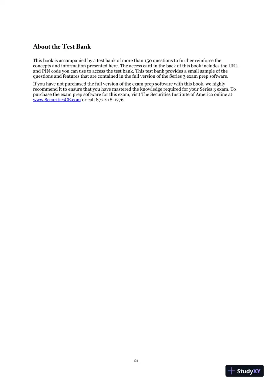 Wiley Finra Series 3 Exam Review (2019), page 22
