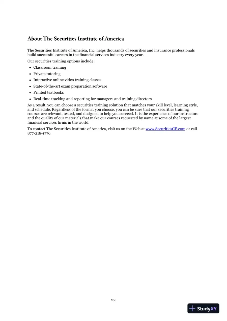 Wiley Finra Series 3 Exam Review (2019), page 23