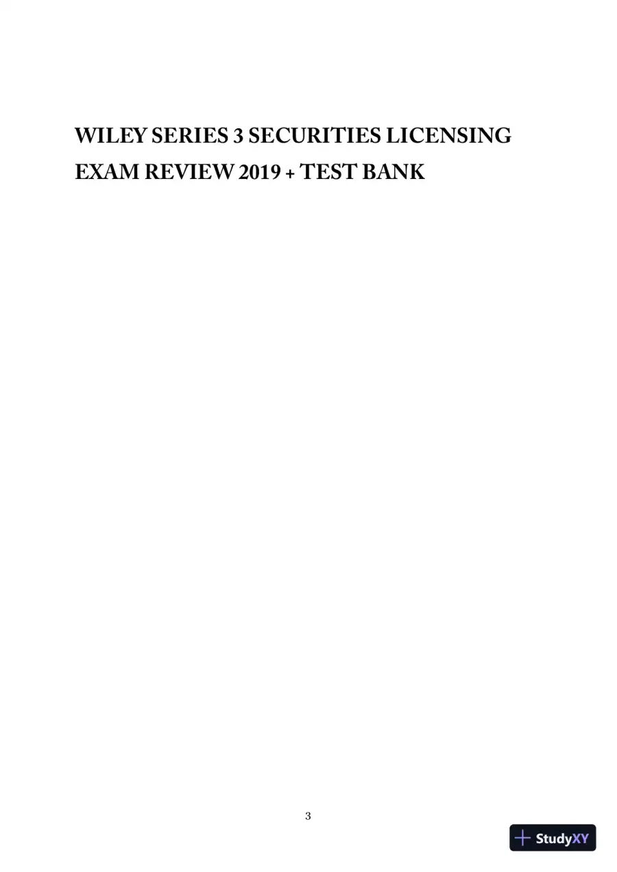 Wiley Finra Series 3 Exam Review (2019), page 4