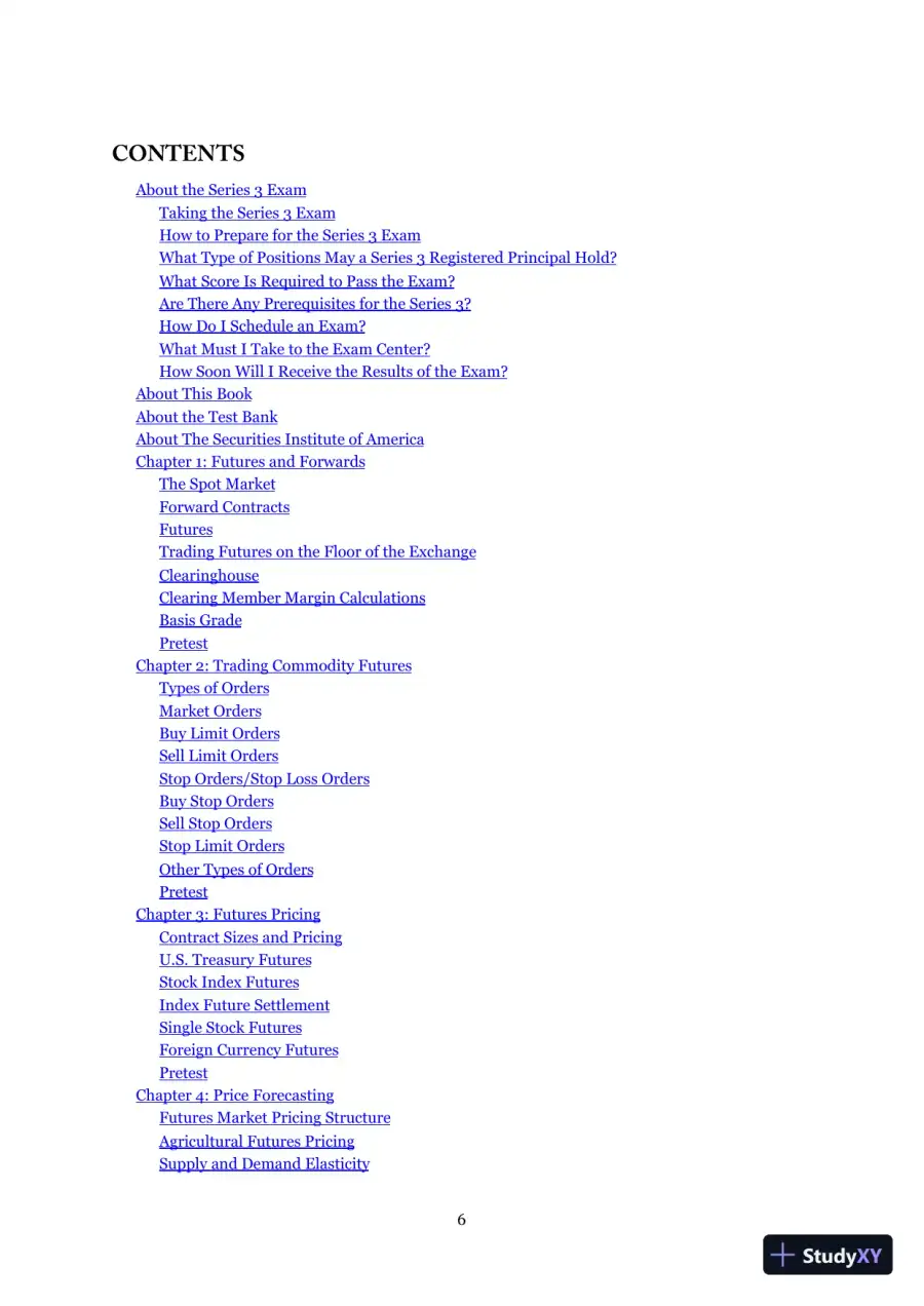 Wiley Finra Series 3 Exam Review (2019), page 7