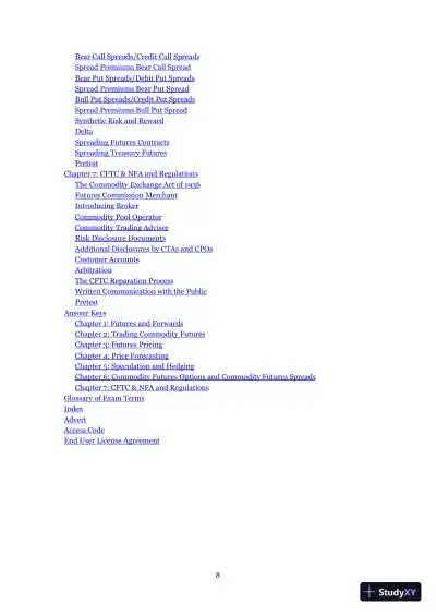 Wiley Finra Series 3 Exam Review (2019) - Page 9 preview image