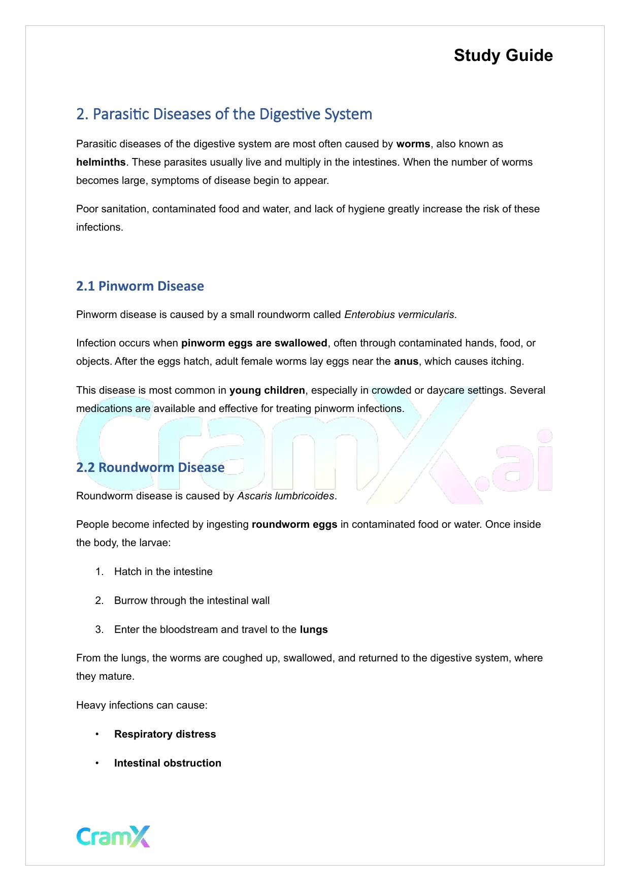Microbiology - Diseases of the Digestive System - Page 3 preview image