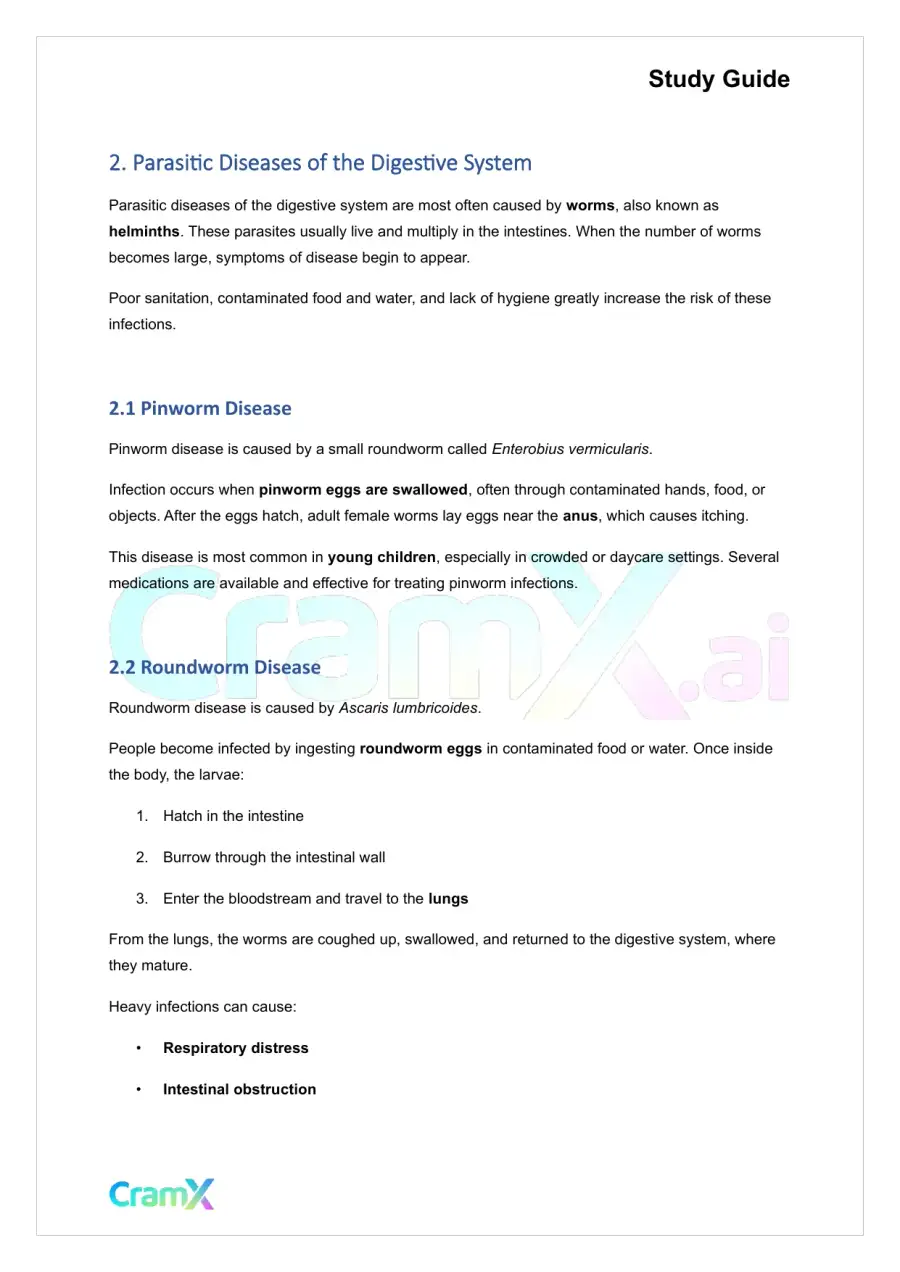 Microbiology - Diseases of the Digestive System, page 3