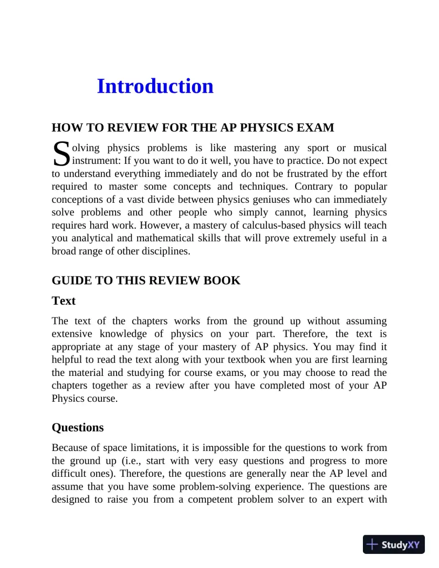 AP Physics C: With 4 Practice Tests (2020), page 13