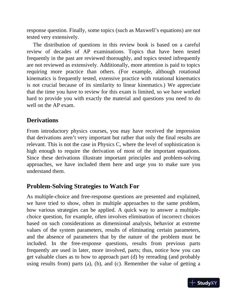 AP Physics C: With 4 Practice Tests (2020), page 15