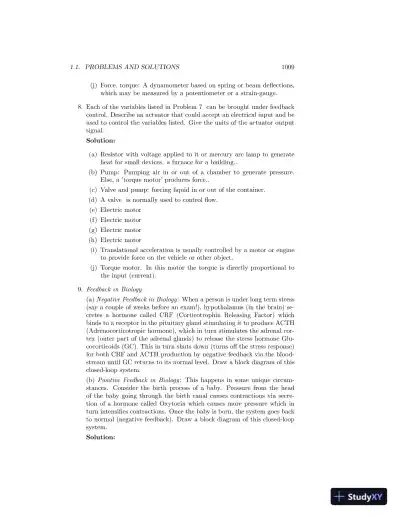 Solution Manual for Feedback Control of Dynamic Systems, 7th Edition - Page 11 preview image