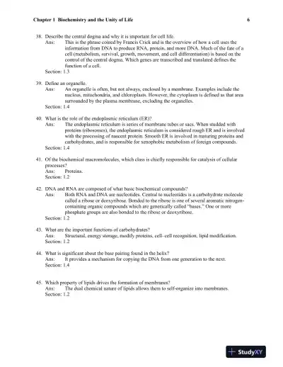 Biochemistry: A Short Course, Second Edition Test Bank - Page 7 preview image