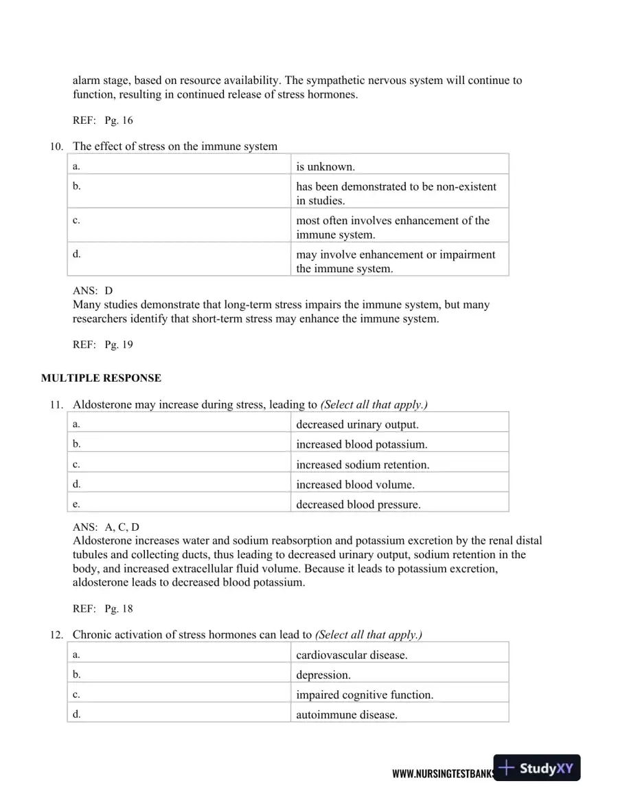 Test Bank For Pathophysiology, 6th Edition, page 10