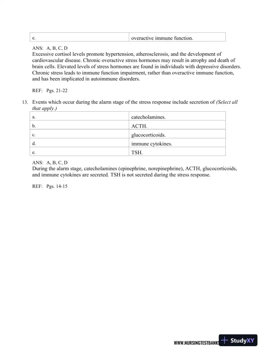 Test Bank For Pathophysiology, 6th Edition, page 11
