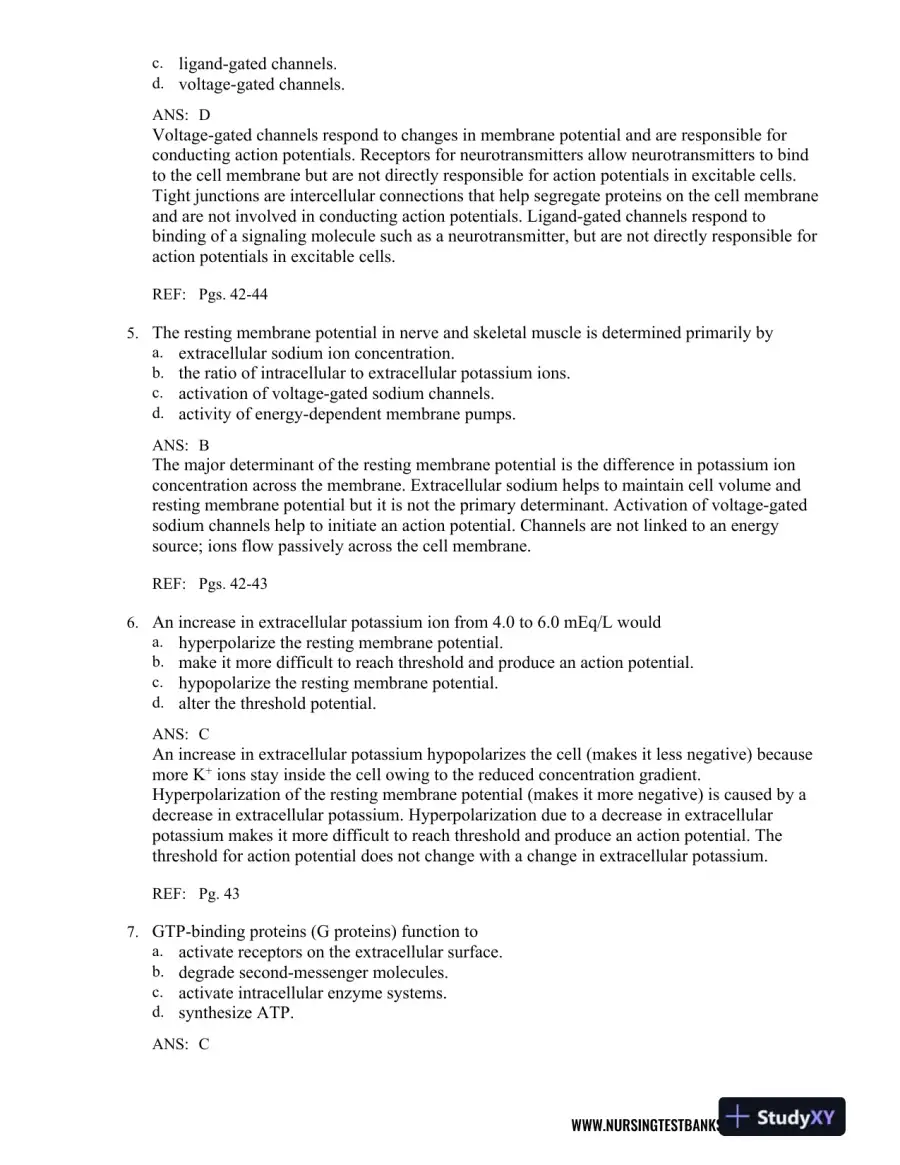 Test Bank For Pathophysiology, 6th Edition, page 13