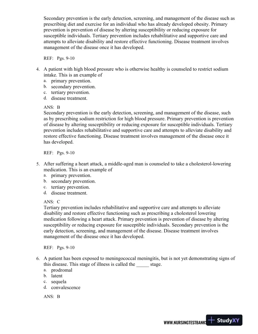 Test Bank For Pathophysiology, 6th Edition, page 3