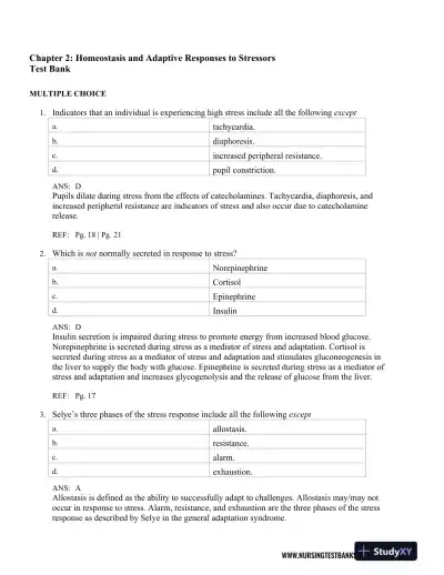 Test Bank For Pathophysiology, 6th Edition - Page 7 preview image
