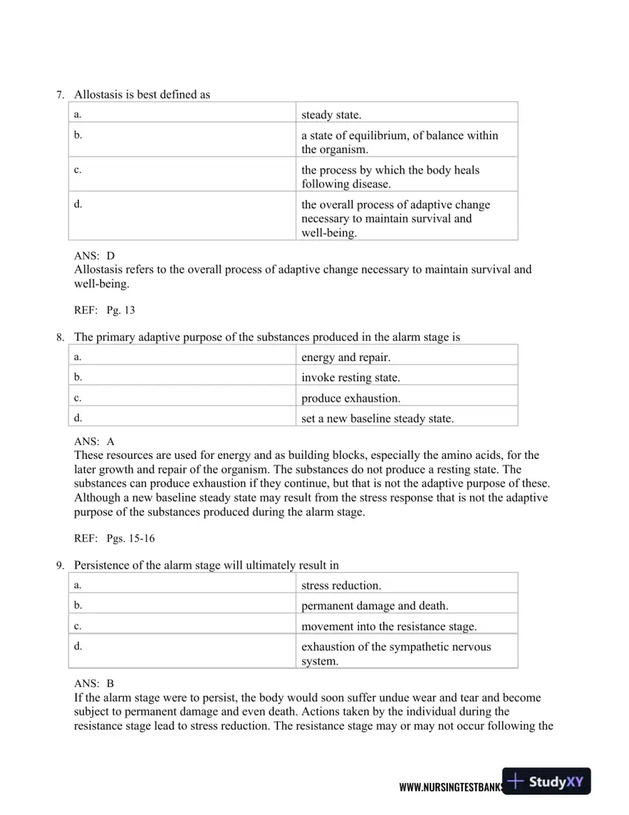Test Bank For Pathophysiology, 6th Edition, page 9