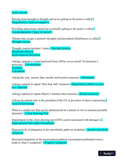 2023 LMR Pharmacology Certification Review Exam With Answers (652 Solved Questions) - Page 8 preview image