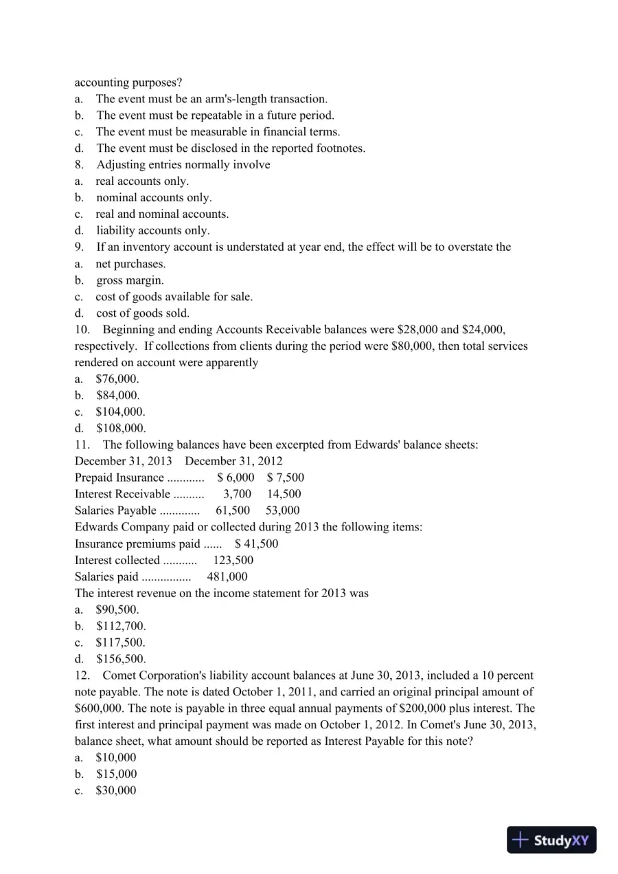 ACG 3100 Fundamentals of Financial Accounting: Concepts and Principles, page 3
