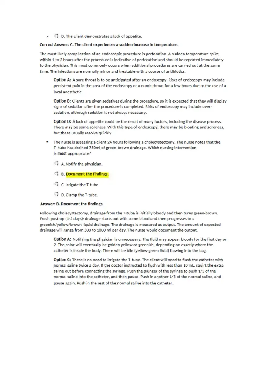 Nclex Gastrointestinal System Disorders Exam, page 10