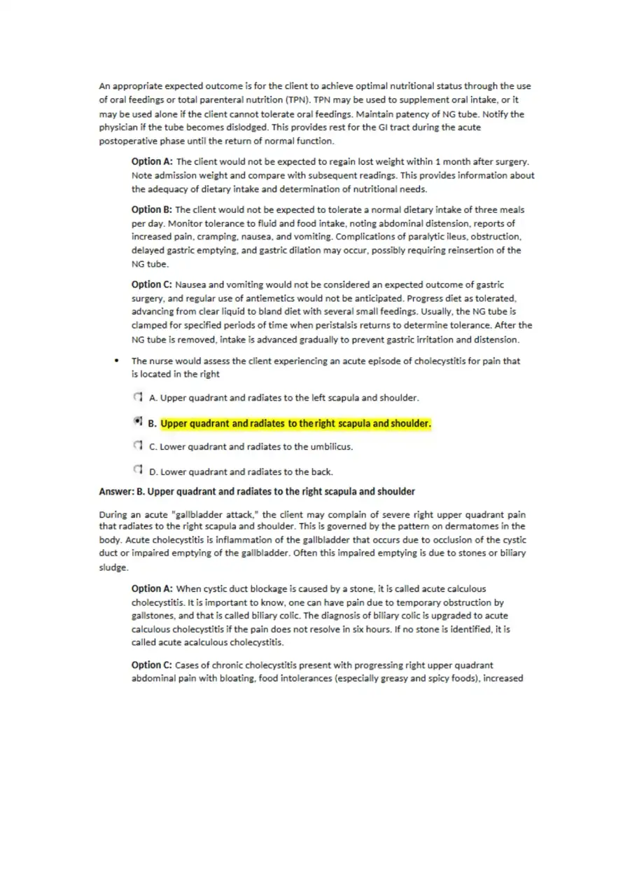 Nclex Gastrointestinal System Disorders Exam, page 3